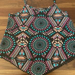 Epic Threads girl’s size XL handkerchief tank black